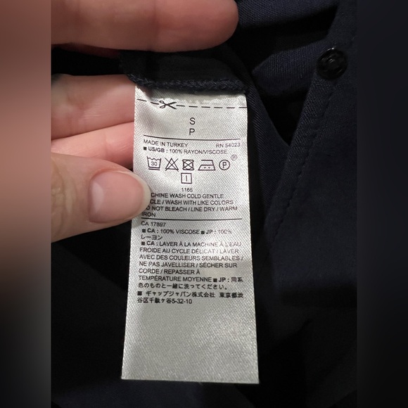 Banana Republic Factory, Navy Blue Top, Small - Picture 5 of 5